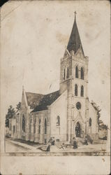 New Catholic Church Albion, NE Olsen Photograph Co. Postcard Postcard Postcard