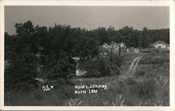 Noah's Landing, North Lake Gregory, MI Fisk Foto Postcard Postcard Postcard