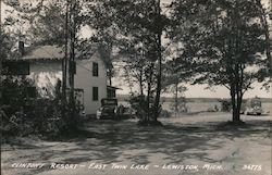 Clinton's Resort East Twin Lake Lewiston, MI Postcard Postcard Postcard