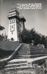 Irish Hills Towers Postcard