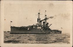 U.S.S. Utah Battleships Postcard Postcard Postcard