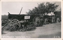 Ore Wagons - Tombstone, Ariz. Postcard