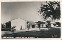 New Modern School Anna Maria Island, FL H. R. Smith Postcard Postcard Postcard