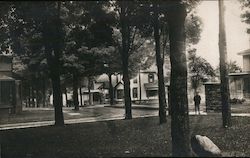 Entrance to Cemetary Postcard