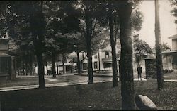 Entrance to Cemetary Harvard, IL Postcard Postcard Postcard