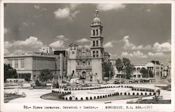 Plaza Zaragoza, Catedral y Casino Postcard