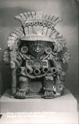 Una Funeraria de barro in el Museo Nal. de Antropologia Postcard