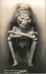 Museo Nacional de Antropología - Clay Funeral Urn Postcard