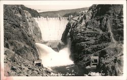 Boulder Dam Boulder City, NV Oakes Postcard Postcard Postcard