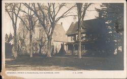 Episcopal Church and Parsonage Postcard