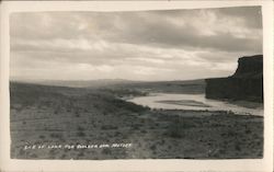 Site of Lake for Boulder Dam Project, pre-construction Boulder City, NV Postcard Postcard 
