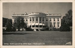 South Lawn of the White House - Washington, D.C. Postcard