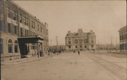 West Broadway - Hotel Billings Postcard