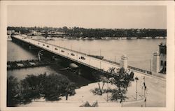 Bridge across the Nile near Cairo Postcard