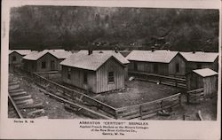 Miner Cottages of New River Collieries Co. - Abestos Century Shingles Advertisement Gentry, WV Postcard Postcard Postcard