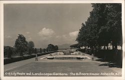 Lily Pools and Landscape Gardens - The Biltmore House Asheville, NC Postcard Postcard Postcard