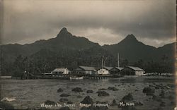 Wharf and Sheds - Avarua Harbor Postcard