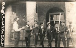 Boys Glee Club, Horsing Around with Boards Postcard