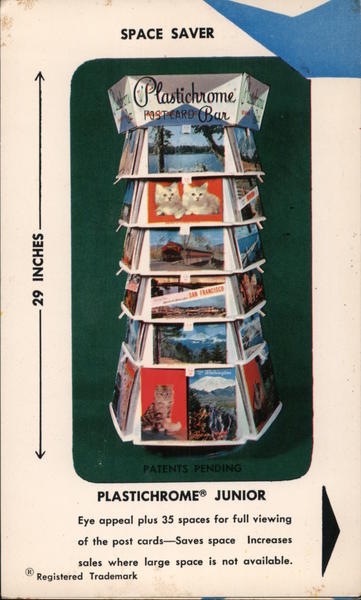 Plastichrome Junior Postcard Bar Advertising
