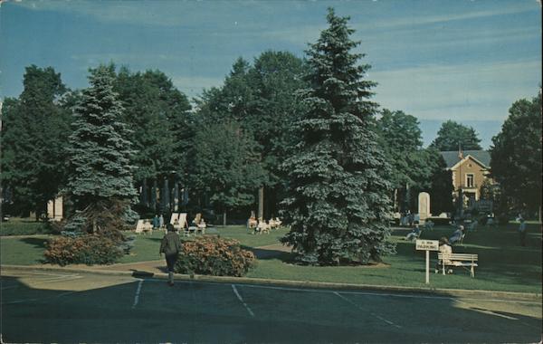 Bestor Plaza and Smith Memorial Library Chautauqua New York