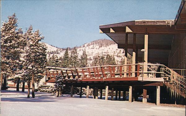 Winter View of Athletes' Center, Scene of the 1960 International Winter Olympic Games Squaw Valley California