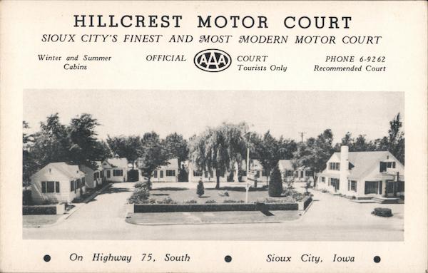 Hillcrest Motor Court Sioux City Iowa