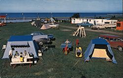 Camping at The Little Brook Bonaventure, QC Canada Quebec Postcard Postcard Postcard