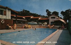 Las Ondas Motor Hotel Postcard