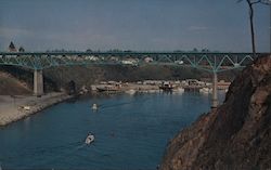 Entrance to Noyo Harbor on the Mendocino Coast Postcard