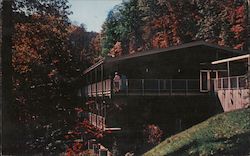 Hemlock Lodge - Natural Bridge State Park Postcard