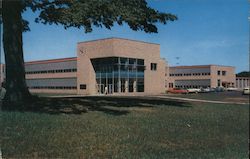 Harlow H. Curtice Community College Building at First College Flint, MI Postcard Postcard Postcard