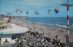 Beach & Boardwalk Santa Cruz, CA Postcard Postcard Postcard