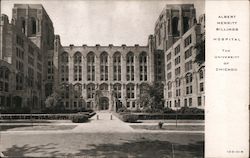 Albert Merritt Building Hospital, The University of Chicago Postcard