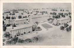 Tower Center, Indiana University Postcard