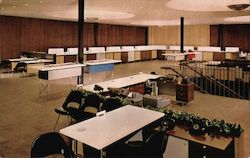 Irwin Union Bank and Trust Co. - Main Office Lobby Area Columbus, IN Postcard Postcard Postcard