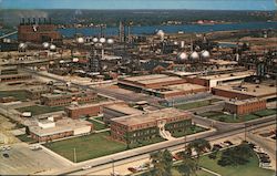 An Aerial View of the Polymer Corporation Postcard
