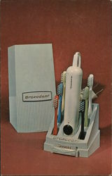 Broxodent - Squibb Automatic Action Tooth Brush Postcard