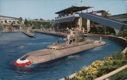 Submarine Ride Disneyland Postcard