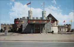 The Castle restuarant Postcard