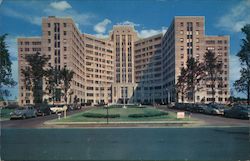 Veterans Hospital This $18,000,000 1,000 Bed Hospital Was Opened By The Veterans Administration on January 15, 1950 Buffalo, NY  Postcard