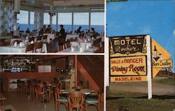 Hotel-Motel Du Rocher Madeleine Centre, PQ Canada Quebec Charles Faucon Postcard Postcard Postcard