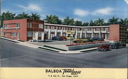 Balboa Travelodge Postcard