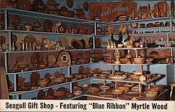 Seagull Gift Shop - Featuring "Blue Ribbon" Myrtle Wood Depoe Bay, OR Postcard Postcard Postcard