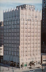 Adams Hotel - An Associated Federal Hotel Postcard