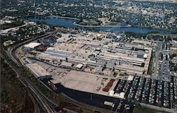 General Motors Corp Aerial View Postcard