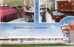 President Motel Postcard