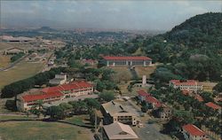 View of the Balboa Canal Zone with the Panama Canal Administration Building and the Goethals Memorial Postcard