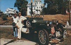 1976 Around the World Auto Race Grand Champion Team Auto Racing Postcard Postcard Postcard