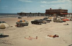 The World Famous Beach and Pier Casino Postcard