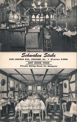Schwaben Stube - Private Dining Room for Banquets Postcard